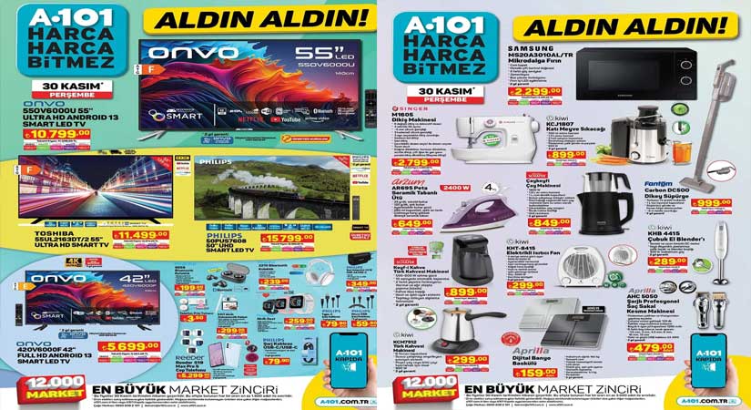 A101 30 KASIM 2023 AKTÜEL KATALOĞU