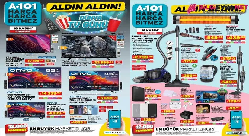 A101 16 KASIM 2023 AKTÜEL KATALOĞU