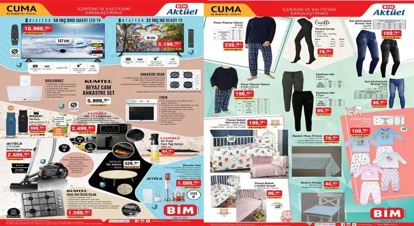 BİM 1 ARALIK 2023 AKTÜEL KATALOĞU
