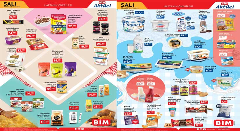 BİM 5 ARALIK 2023 AKTÜEL KATALOĞU