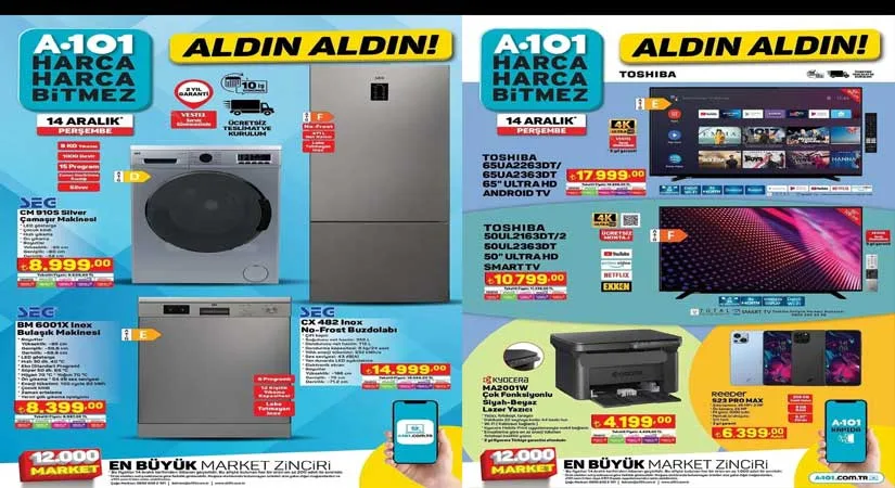 A101 14 ARALIK 2023 AKTÜEL KATALOĞU