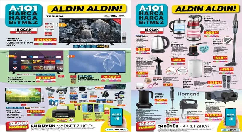 A101 18 OCAK 2024 AKTÜEL KATALOĞU