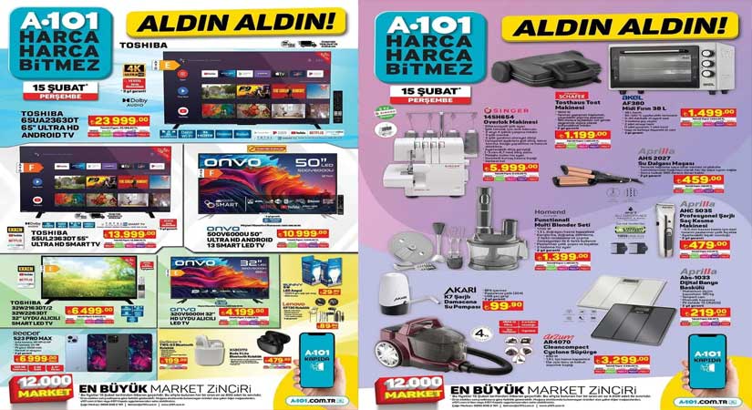 A101 15 ŞUBAT 2024 AKTÜEL KATALOĞU