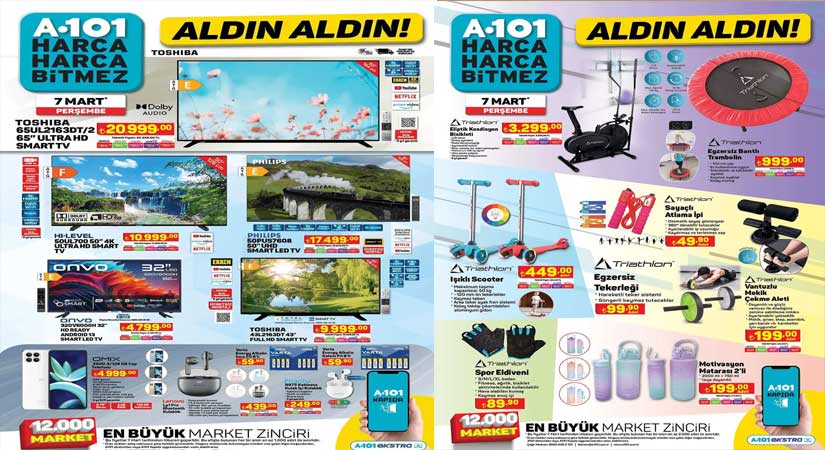 A101 7 MART 2024 AKTÜEL KATALOĞU