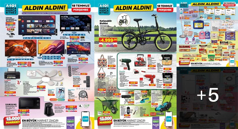 A101 18 Temmuz 2024 Aktüel Ürünler Kataloğu