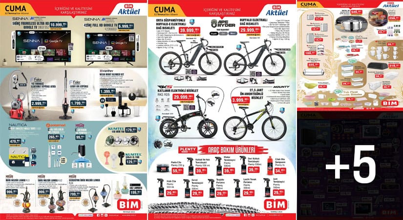 BİM 12 Temmuz 2024 Aktüel Ürünler Kataloğu