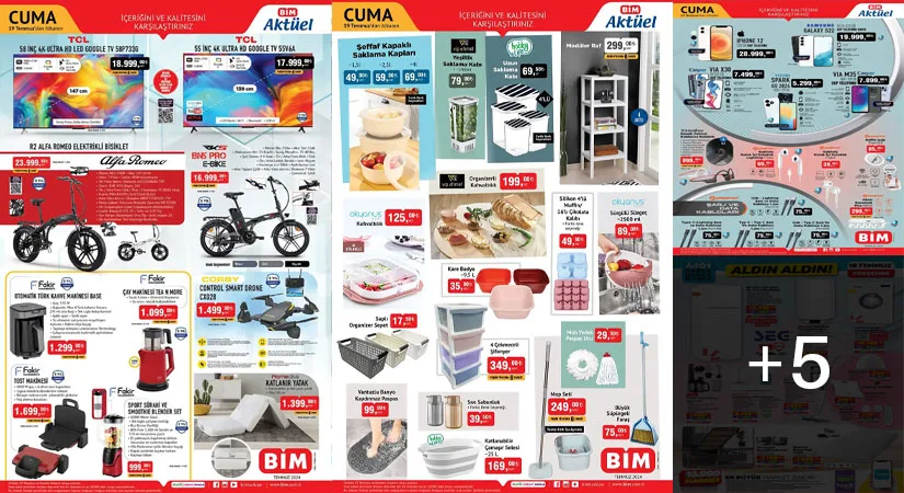 BİM 19 Temmuz 2024 Aktüel Ürünler Kataloğu