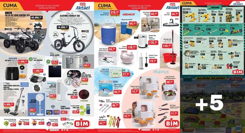 BİM 26 TEMMUZ 2024 AKTÜEL KATALOĞU