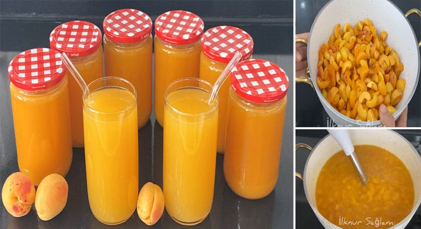 Kayısı Konsantre Meyve Suyu Yapılışı Videolu Anlatım