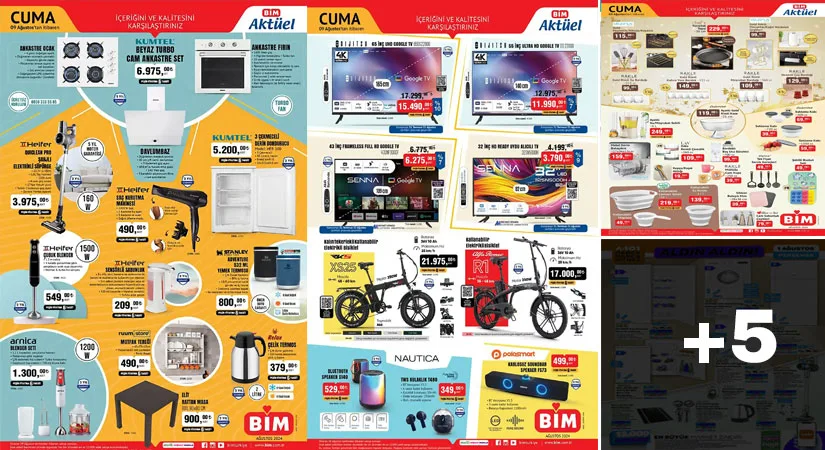 BİM 9 Ağustos 2024 Aktüel Ürünler Kataloğu