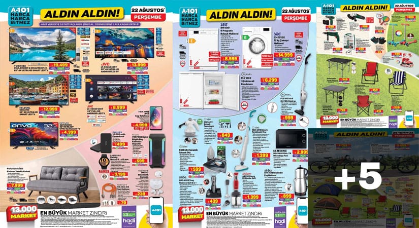 A101 22 AĞUSTOS 2024 AKTÜEL KATALOĞU