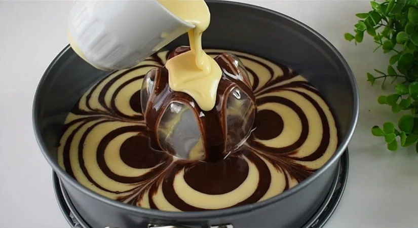 Muhteşem Görüntülü Zebra Kek Yapılışı Videolu Anlatım