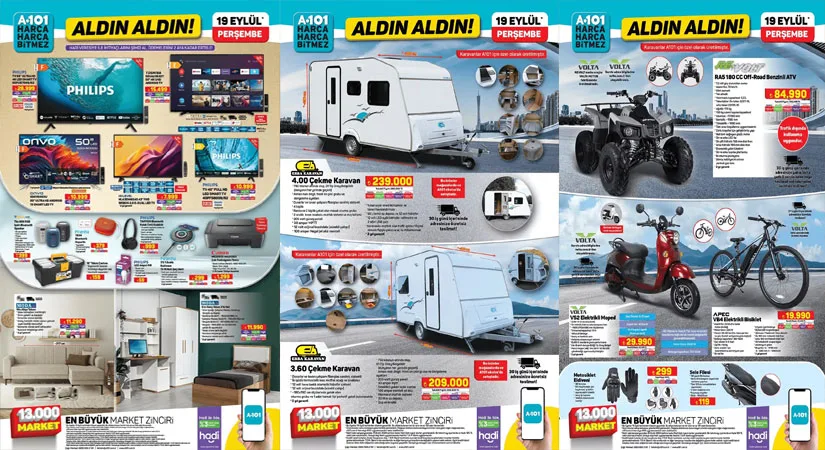 A101 19 Eylül 2024 Aktüel Ürünler Kataloğu