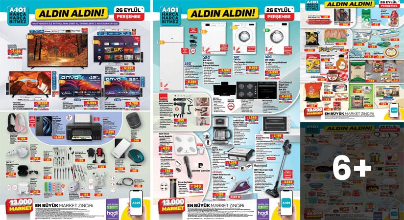 A101 26 Eylül 2024 Aktüel Ürünler Kataloğu