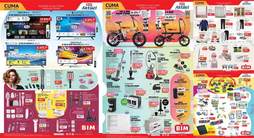 BİM 6 EYLÜL 2024 AKTÜEL KATALOĞU