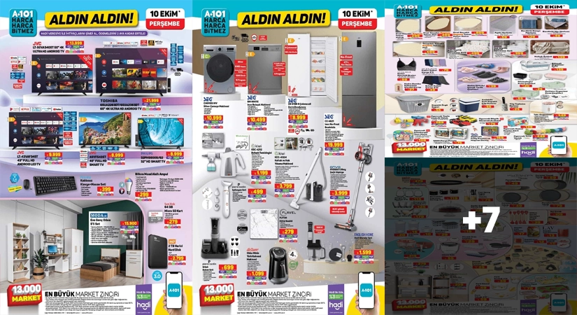 A101 10 EKİM 2024 AKTÜEL KATALOĞU