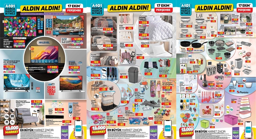 A101 17 Ekim 2024 Aktüel Kataloğu: Bu Haftanın Fırsat Ürünleri