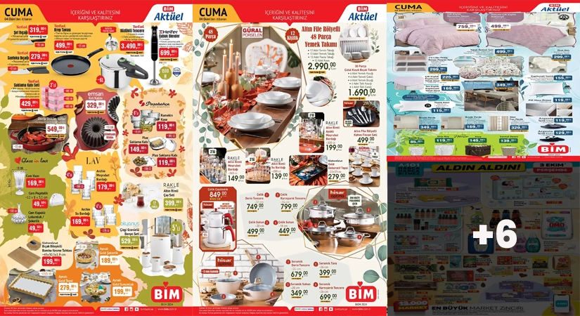 BİM, 4 Ekim 2024 Aktüel Ürünler Kataloğu