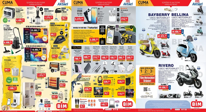 BİM 13 Aralık 2024 Aktüel Ürünler Kataloğu