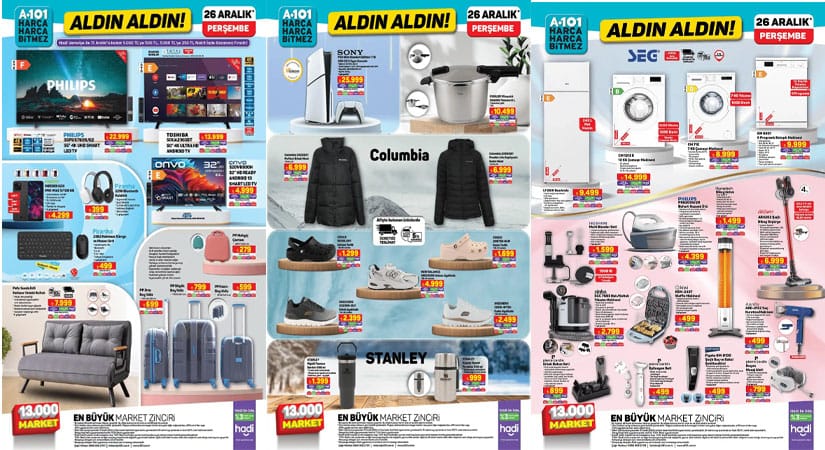 A101 26 Aralık 2024 Aktüel Ürünler Kataloğu