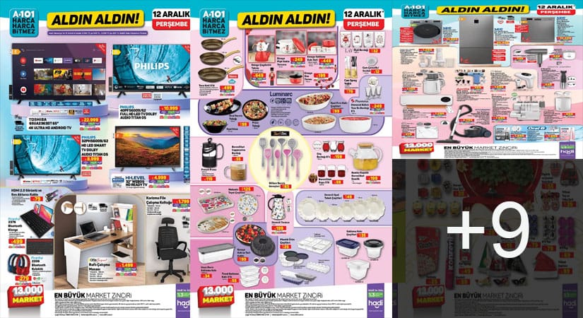 A101 12 Aralık 2024 Aktüel Ürünler Kataloğu