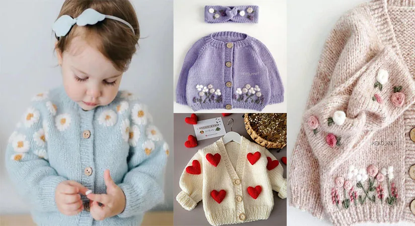 Miniklere Özel: En Şık ve Sevimli İşlemeli Bebek Örgü Modelleri
