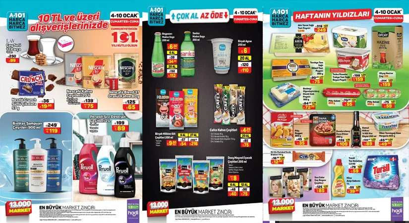 A101 4 Ocak 2025 Aktüel Ürünler Kataloğu