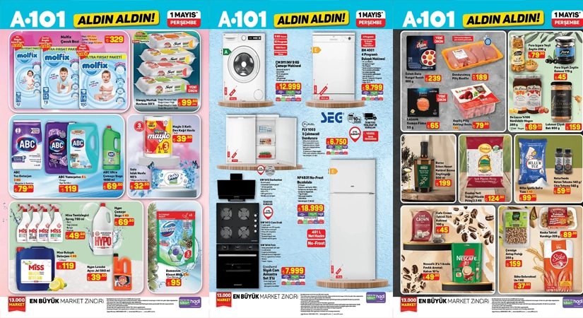 A101 1 Mayıs 2025 Aktüel Ürünler Kataloğu