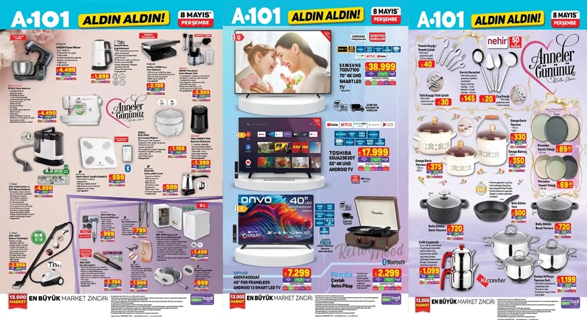 A101 8 Mayıs 2025 Aktüel Ürünler Kataloğu | Bu Haftanın İndirimleri