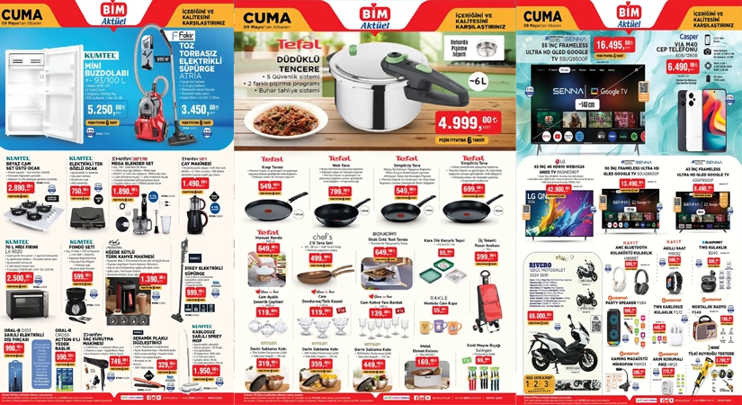 BİM 9 Mayıs 2025 Aktüel Ürünler Kataloğu Yayınlandı!