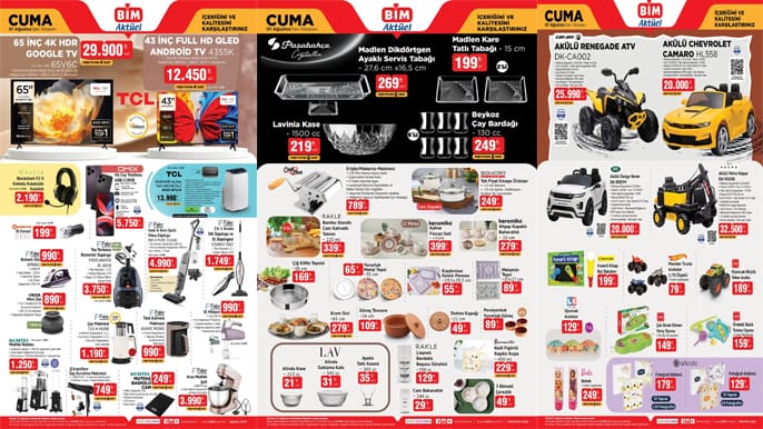 BİM 1 Ağustos 2025 Aktüel Ürünler Kataloğu – İndirimli Ürünler Listesi