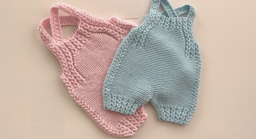 Kahve Çekirdeği Modeli ile Bebek Tulum Yapımı | 0–12 Ay Dikişsiz Örgü Anlatımı