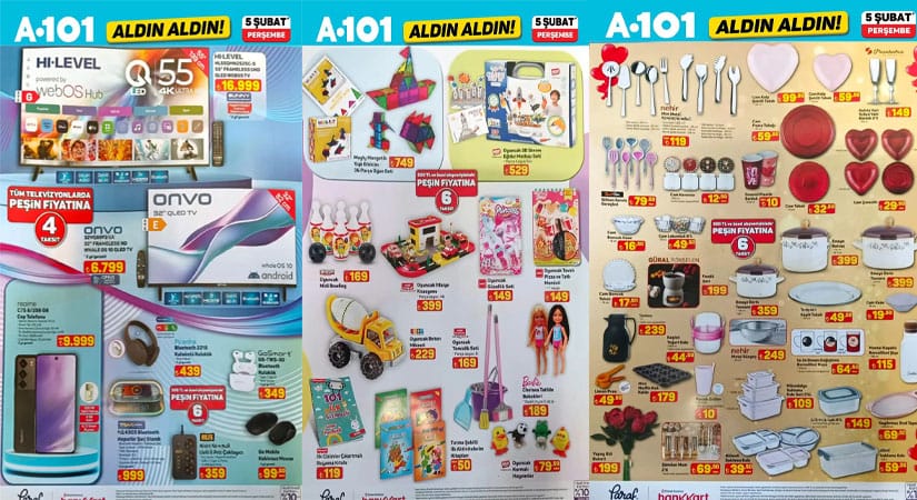 A101 5 Şubat 2026 Aktüel Ürünler Kataloğu | En Güncel ve Net Liste